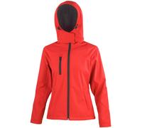 Result Core Womens/Ladies Lite Hooded Full Zip Warm Softshell Jacket BC3252