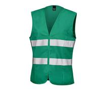 Result Core Womens/Ladies Sleeveless Hi Vis Vest (XS/8) (Paramedic Green)