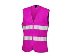 Result Core Womens/Ladies Sleeveless Hi Vis Vest (L/14) (Fluorescent Pink)