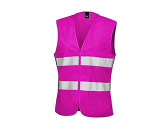 Result Core Womens/Ladies Sleeveless Hi Vis Vest (XL/16) (Fluorescent Pink)