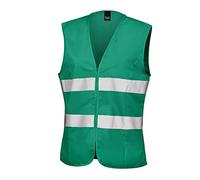 Result Core Womens/Ladies Sleeveless Hi Vis Vest (XXL/18) (Paramedic Green)