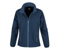 Result Core Women's Printable Soft Shell Jacket in Mid Navy | Size: XS Result Core Mid Navy XS