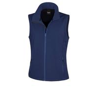 Result Core Women's Softshell Printable Gilet in Navy | Size: 8 Result Core Navy 8