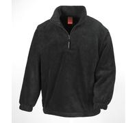 Result Fleece Jacket Heavy Polar Thermal Warm Top Quarter Zip Up Side Pockets