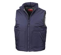 Result RE44A Fleece-Lined Bodywarmer - Black, Small