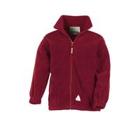 Result Full Zip Active Anti Pilling Fleece Jacket in Burgundy | Size: 10-12 Years Result Burgundy 10-12 Years