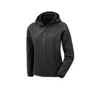 Result Genuine Ladies 3-Layer Fitted Waist Recycled Hooded Softshell Jacket