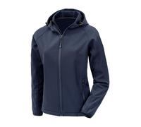 Result Genuine Ladies 3-Layer Fitted Waist Recycled Hooded Softshell Jacket