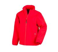 Result Genuine Recycled 2-Layer Flat Hem Waist Soft Bound Cuff Softshell Jacket
