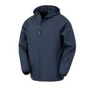 Result Genuine Recycled 3-Layer Elasticised Bound Cuff Adjustable Hood Softshell