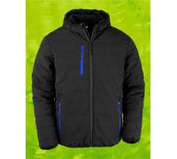 Result Genuine Recycled Black Compass Padded Winter Jacket Outdoor Winter Coat