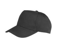 Result Genuine Recycled Childrens/Kids Core Baseball Cap (One Size) (Black)
