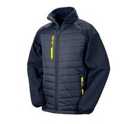 Result Genuine Recycled Compass Padded Softshell Jacket Padded Showerproof Top