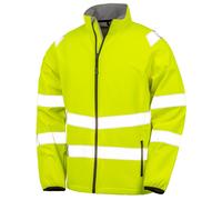 Result Genuine Recycled Mens Hi-Vis Softshell Printable Jacket