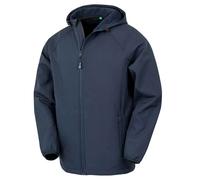 Result Genuine Recycled Mens Hooded 3 Layer Printable Soft Shell Jacket
