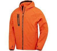 Result Genuine Recycled Mens Hooded 3 Layer Printable Soft Shell Jacket
