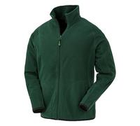 Result Genuine Recycled Mens Microfleece Jacket (L) (Forest Green)