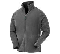 Result Genuine Recycled Mens Microfleece Jacket (S) (Grey)