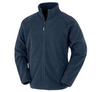 Result Genuine Recycled Mens Polarthermic Fleece Jacket Navy (Xxl)