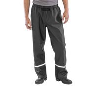 (M, Black) Result Genuine Recycled Mens Prism PU Waterproof Trousers