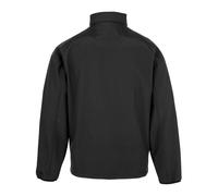 Result Mens Recycled 2-Layer Printable Softshell Jacket S Black