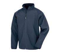 Result Mens Recycled 2-Layer Printable Softshell Jacket S Black