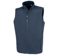 (L, Navy) Result Genuine Recycled Mens Softshell Printable Body Warmer