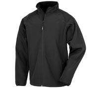 Result Men's Softshell Printable Jacket in Black | Size: Large Result Black L