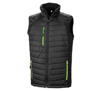 Result Genuine Recycled R238X Black Compass Padded Gilet