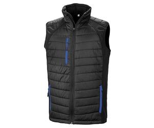 Result Genuine Recycled R238X Black Compass Padded Gilet