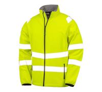 Result Recycled Printable Safety Softshell S Fluoresent Orange