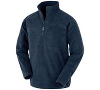 (L, Navy) Result Genuine Recycled Unisex Adult Microfleece Top