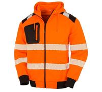 Result Genuine Recycled Unisex Adult Robust Safety Full Zip Hoodie PC4310