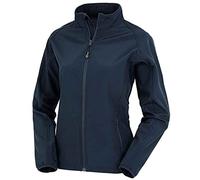 Result Genuine Recycled Womens/Ladies Printable Soft Shell Jacket (M) (Navy)