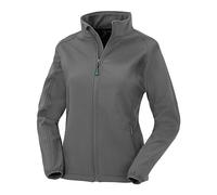 Result Genuine Recycled Womens/Ladies Printable Soft Shell Jacket (XXL) (Workguard Grey)