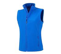 Result Genuine Recycled Womens/Ladies Softshell Printable Body Warmer (XXL) (Royal Blue)