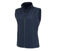 Result Bodywarmer Recycled 2-Layer Printable Softshell Ladies' XS Black