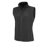 Result Bodywarmer Recycled 2-Layer Printable Softshell Ladies' XS Black