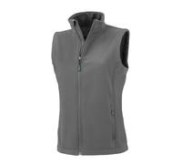 Result Ladies' Recycled 2-Layer Printable Softshell Bodywarmer XS Black