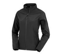 Result Ladies' Recycled 2-Layer Printable Softshell XS Black