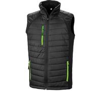 Result Softshell Gilet Compass – Padded, Recycled, Sustainable, Unisex – Black