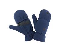 Result Gloves Mittens Fingerless Convertible Fleece Lined Elasticated Warm Hand