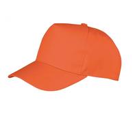 Result Headwear Boston 65 35 Polycotton Cap in Orange Result Orange One Size
