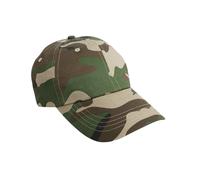 Result Women's Pro Style Camo Cotton Drill Cap in Green Result Green One Size