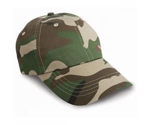Result Headwear RC10 Heavy Cotton Pro-Style Cap Camo Colour: Camo One Size
