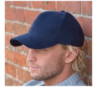 Result Headwear RC25 Pro Style Heavy Brushed Cotton Cap Navy Blue Colo One Size