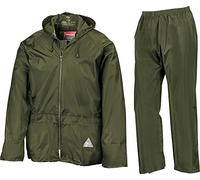 Result Heavyweight Waterproof Jacket/trouser Suit Adult Windproof Coat/pants Set M