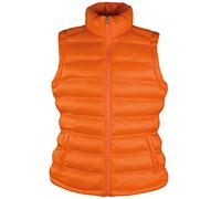 Result Women's R193F Ice Bird Padded Gilet - Orange, Medium/Size 12