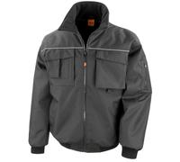 Result Jacket Bomber Sabre Pilot Full Taped Waterproof Heavy Zip Elasticated