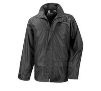 Result Jacket Rain Waterproof Windproof Coat Hooded Zip Snap Buttons Breathable
